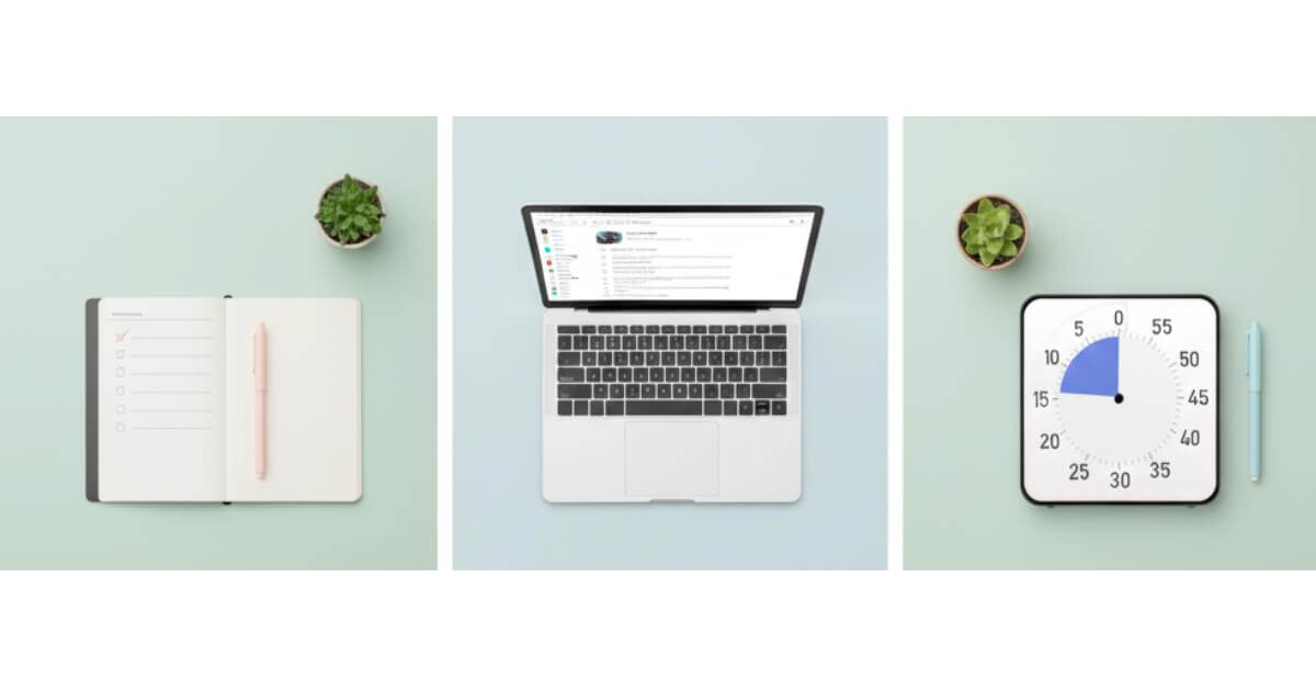 Different timer durations for various productivity tasks